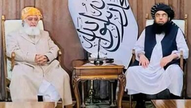 مولانا فضل الرحمان کابل پہنچ گئے' افغان نائب صدر مولوی عبدالکبیر سے ملاقات