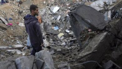 غزہ میں اسرائیلی فوج کی شدید بمباری سے مزید 165 فلسطینی شہید