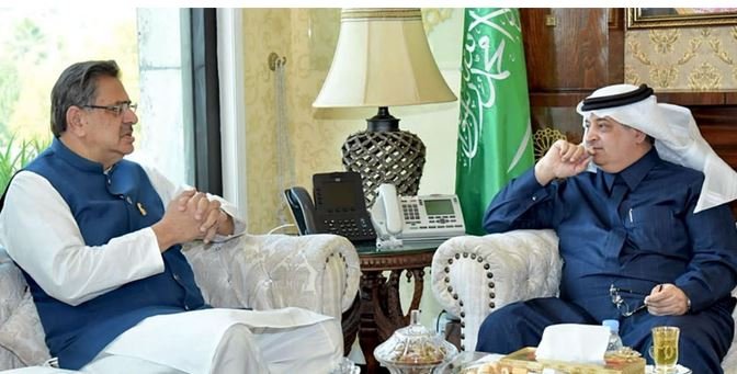 نگران وزیر مذہبی امور انیق احمد سے سعودی سفیر کی ملاقات