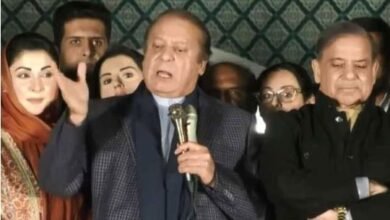 نوازشریف کا پی پی، ایم کیوایم اور جے یو آئی کے ساتھ مل کر مخلوط حکومت بنانے کا اعلان