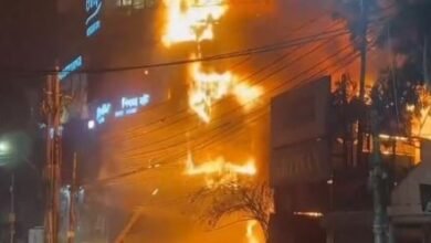 بنگلہ دیش: 6 منزلہ عمارت میں آگ لگنے سے 46افراد ہلاک