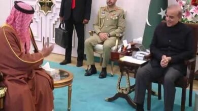 وزیراعظم شہباز شریف سے بحرین نیشنل گارڈ کے کمانڈر کی ملاقات