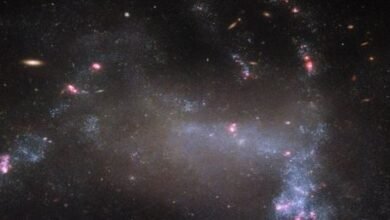 3 کروڑ نوری سال دور موجود اسپائیڈر کہکشاں کی نئی تصویر جاری