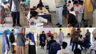 چیئرمین تعلیمی بورڈ راولپنڈی امتحانی مراکز کے دورے