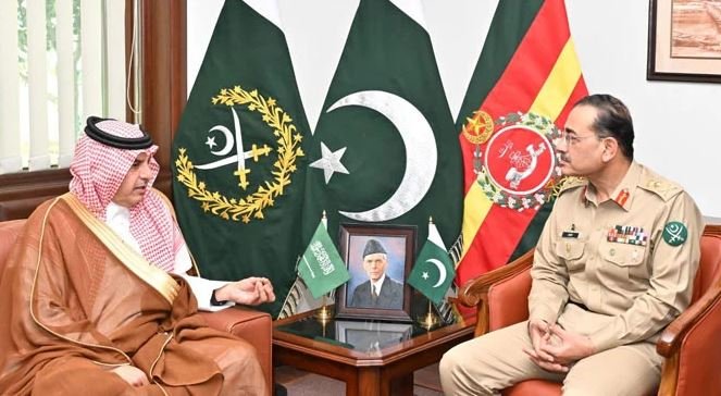 آرمی چیف سے سعودی عرب کے نائب وزیر دفاع کی ملاقات