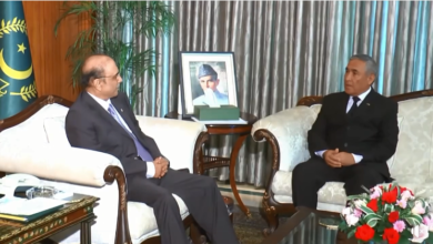 صدر آصف علی زرداری سے پاکستان میں ترکمانستان کے سفیر عطاجان موولاموف کی ملاقات