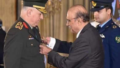 صدر آصف علی زرداری نے ترک چیف آف جنرل سٹاف کو نشان امتیاز ملٹری سے نوازا