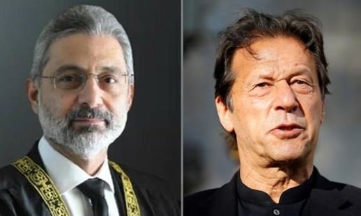 عمران خان نے اپنے مقدمات میں چیف جسٹس کی موجودگی پر اعتراض عائد کردیا