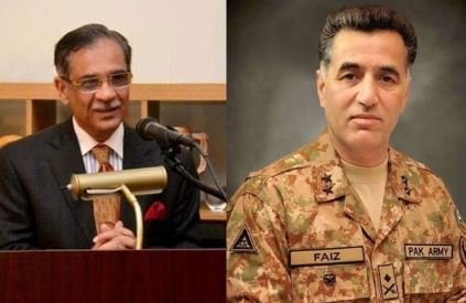 سابق چیف جسٹس ثاقب نثار،فیض حمید اور 9 مئی سے تعلق کے سوال پر برہم ہوگئے