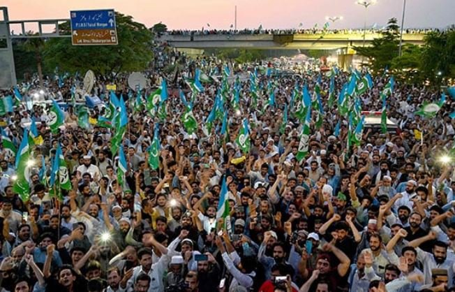 جماعت اسلامی کے دھرنے کا آٹھواں روز، حکومت سے مذاکرات بے نتیجہ