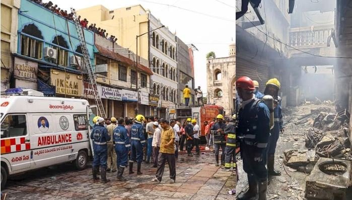 بھارت: عمارت میں آگ لگنے سے بچوں سمیت 17 افراد ہلاک