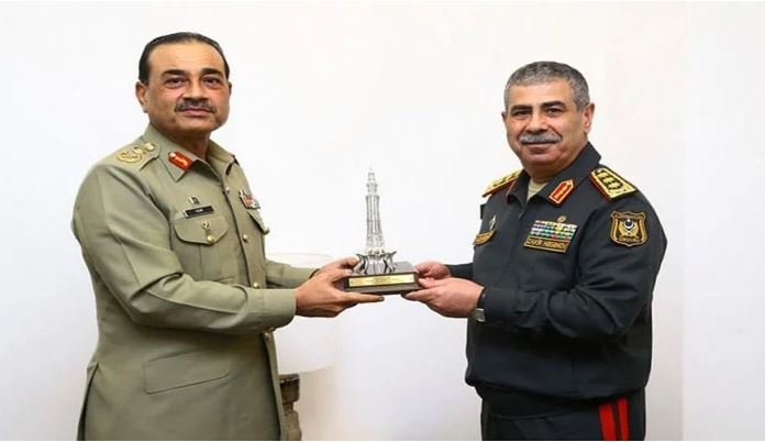 فیلڈ مارشل عاصم منیر اور آذر بائیجان کے وزیر دفاع کی ملاقات