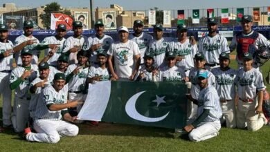 پاکستان نے بھارت کو 1-14سے شکست دیکر ویسٹ ایشیا بیس بال کپ کے فائنل میں جگہ بنالی