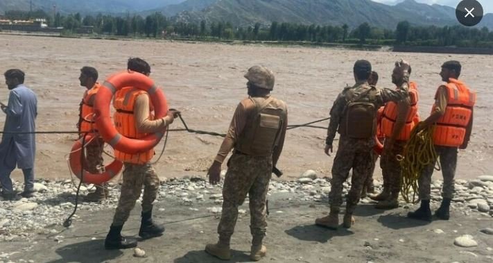 دریائے سوات میں ریسکیو 1122 کے ریسپانس سے متعلق سی سی ٹی وی سامنے آگئی