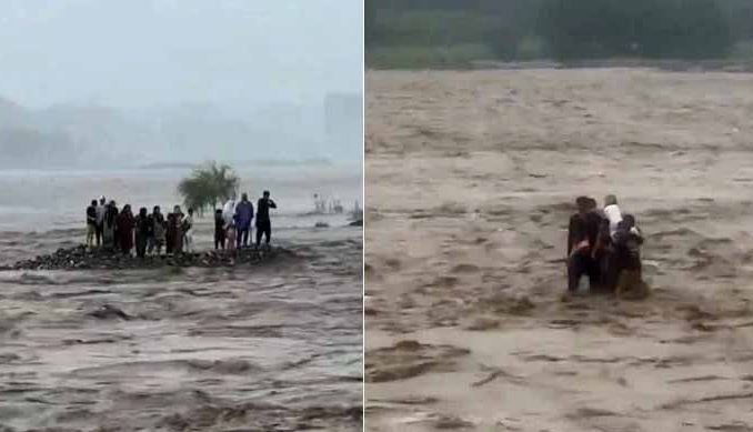 دریائے سوات میں ایک ہی خاندان کے 18 افراد ڈوب گئے