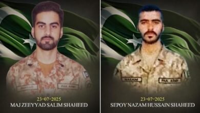 فتنہ الہندوستان کے دہشتگردوں کیخلاف آپریشن کے دوران میجر سمیت 2 جوان شہید