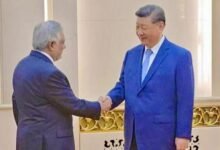 نائب وزیراعظم اسحاق ڈار کی چینی صدر شی جن پنگ سے ملاقات