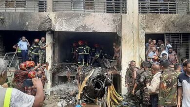 بنگلادیش ائیرفورس کا تربیتی طیارہ گرکر تباہ، 19 افراد ہلاک