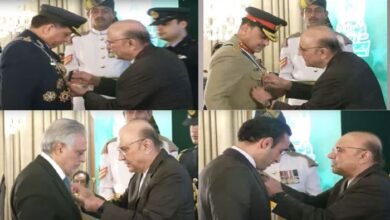 فیلڈ مارشل، ائیر چیف، وفاقی وزراء اور بلاول کو اعلیٰ اعزازات سے نواز دیا گیا