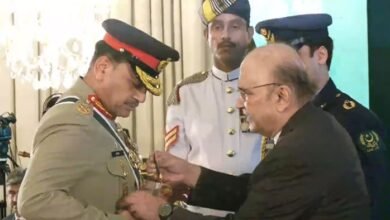 فیلڈ مارشل سید عاصم منیر کو ہلال جرات سے نواز دیا گیا