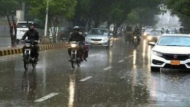 ملک کے مختلف حصوں میں آج بھی بارش کا امکان