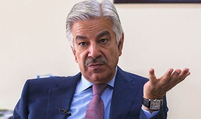 آزاد کشمیر میں احتجاج کرنے والے مقبوضہ کشمیرکی 3 نسلوں کی جدوجہد پر غورکریں: خواجہ آصف