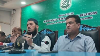 آزاد کشمیر کے وزیر اطلاعات مظہر سعید نے استعفیٰ دیدیا