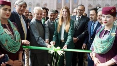 5 سال بعد قومی ائیرلائن کی پہلی پرواز اسلام آباد سے مانچسٹر پہنچ گئی