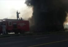 رحیم یار خان میں آئل ٹینکر کو آگ لگنے سے 4 افراد جھلس کر جاں بحق