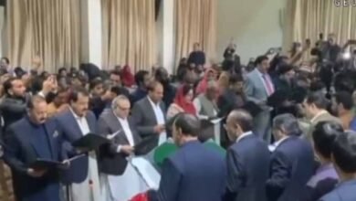 آزاد جموں کشمیر کی 18 رکنی کابینہ نے اپنے عہدوں کا حلف اٹھالیا